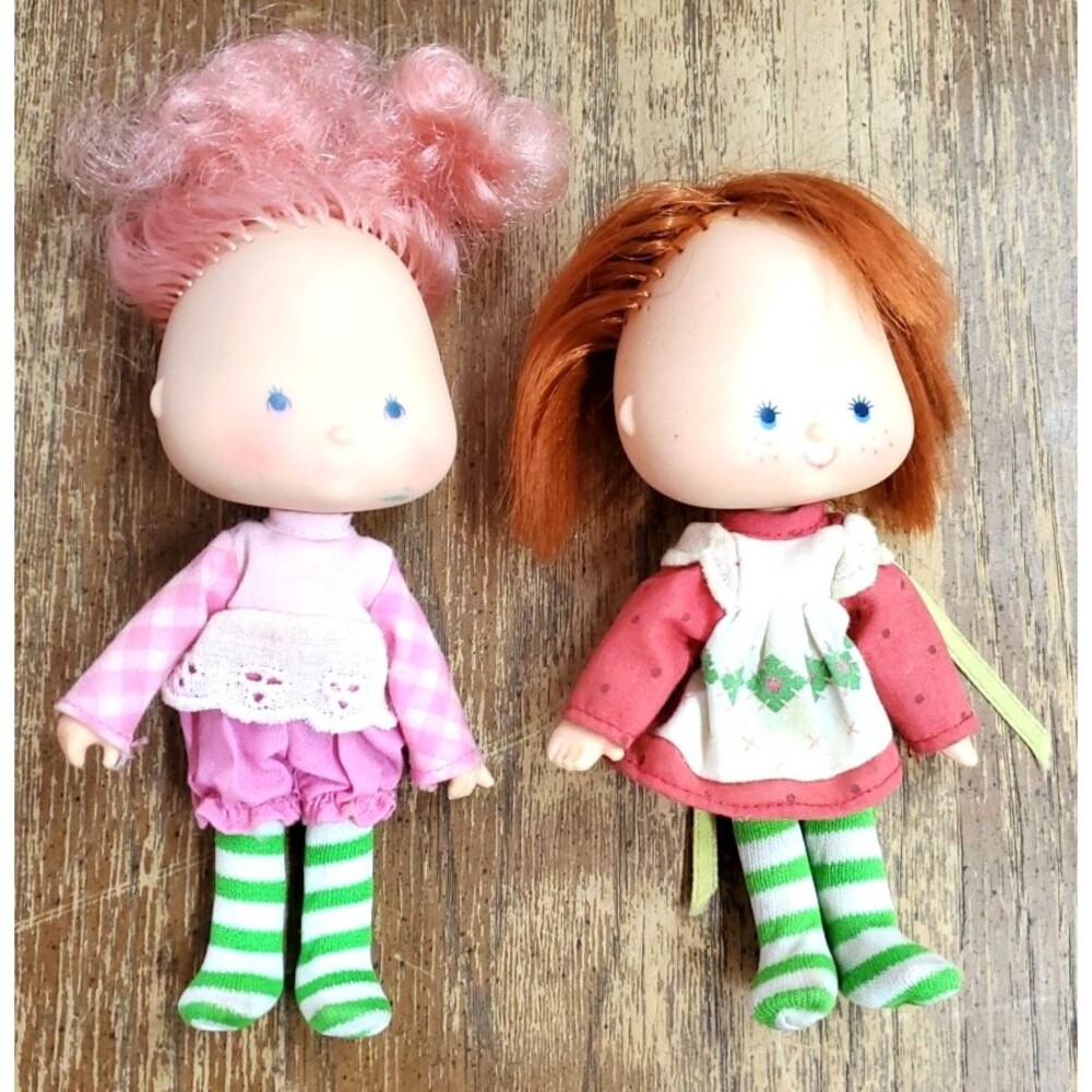 1979 Vintage Kenner Strawberry Shortcake & Raspberry Tart Doll Lot Restoration